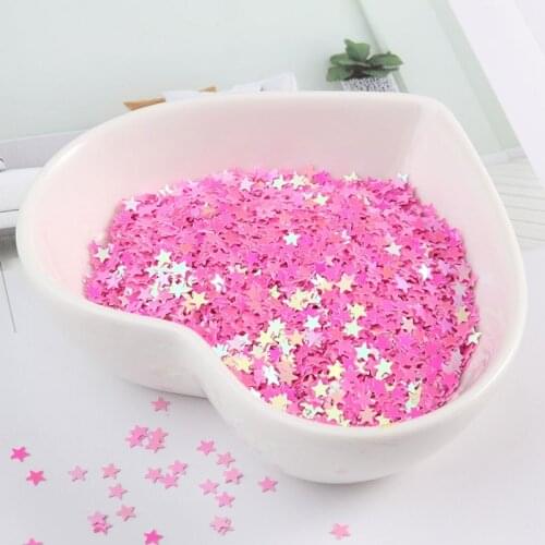 10g 3mm Star Nail Art Sequins Handmade Diy Five-pointed Star Slime Crystal Mud Quicksand Glitter Craft Epoxy Sequins Materials
