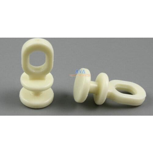 200 Pieces Curtain Track Roller Curtain Track Slide Gliders 10x22mm