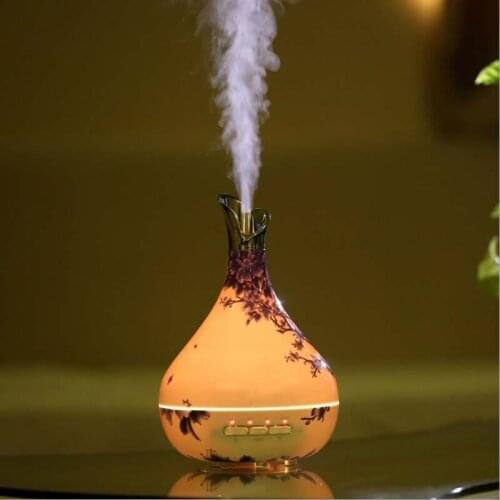 300ml Ultrasonic Air Humidifier Aroma Essential Oil Diffuser Aromatherapy Cool Mist Maker For Home Office SPA Fogger