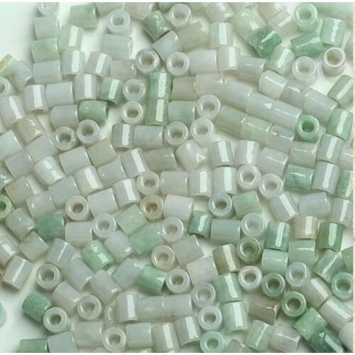 40 pcs Chinese 100% A Grade Natural /Jadeite Circle Loose Beads 9mm