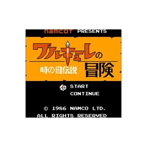 Valkyrie No Bouken - Toki No Kagi Densetsu Region Free 60 Pin 8Bit Game Card For Subor Game Players