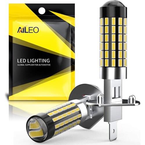 AILEO H27W/2 881H27W/1 880 H27 LED H1 Car Fog Light Bulb 3014 78SMD Super Bright 6000K 2400 Lumens