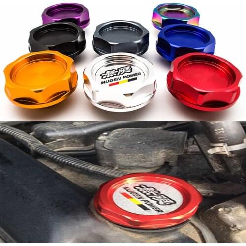 Car Modified Tank Covers MUGEN Fuel Cap Honda Oil Fuel Filter Caps Civic Fit High Temperature High Pressure-resistant Parts