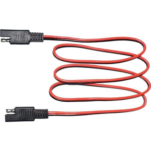 SAE Plug 100CM SAE Power Automotive Extension Cable 18AWG Quick Disconnect Plug for Car Motorcycle Solar Panel Battery Chargers