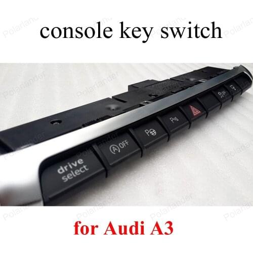 For A-udi A3 console key double Flash switch button multi-function switch 8V0 925 301 BM car accessories