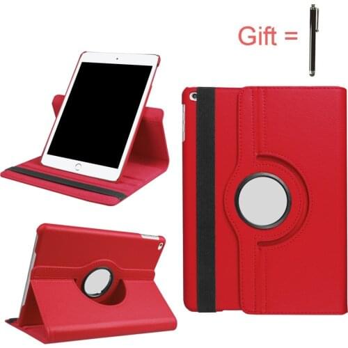 For iPad Apple iPad Air 2 Air1 Case A1566 A1567 9.7 inch 360 Degrees Rotating PU Leather Cover for Apple iPad 5 6 Smart Tablet
