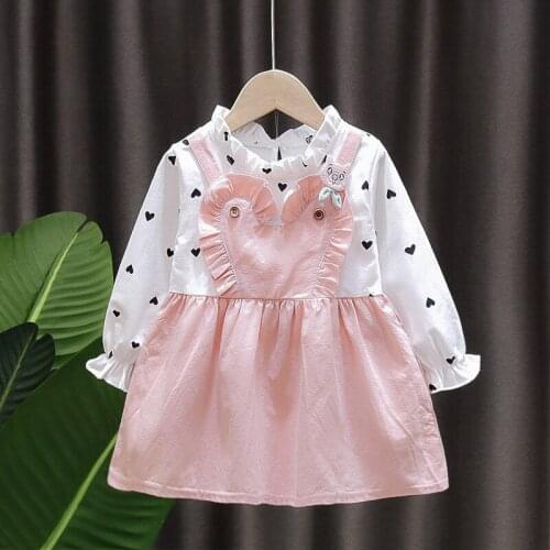 Newborn Baby Girl Dress Long Sleeve Princess Toddler Dresses for Girls Clothes Casual Cute Baby Girl Clothing Vestidos 0-2Y