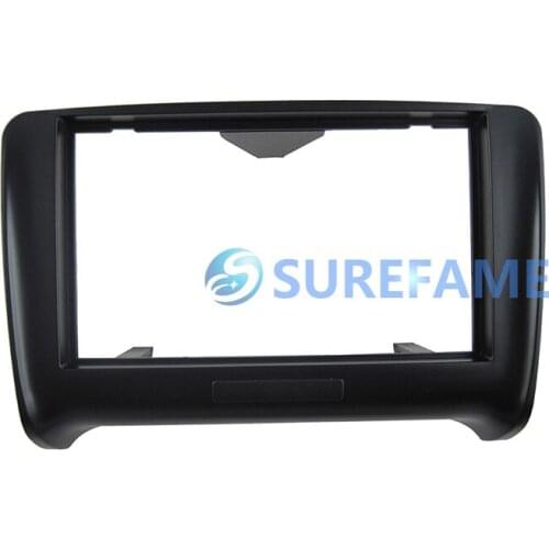 Double Din Car Fascia Adapter for Audi TT Dashboard Kit DVD Cover Radio Stereo Dash Trim Frame Bezel Plate Cover