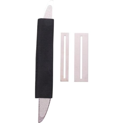 Guitar Fret File Professional Luthier Tool Stainless Steel File for Guitar Frets with Diamond Abrasives for Bass Ukulele