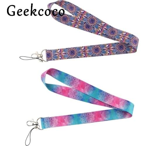 Classic Yoga Starry sky style Cell Phone Lanyard Strap Keychain Phone Keys Camera USB IDs Badge Holder wedding for women J0547