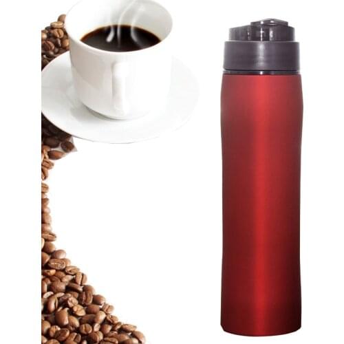 350ML Portable Coffee Maker French Hand Press Cafeteira Espresso Stainless Coffee Machine Insulation Coffee Pot Percolator