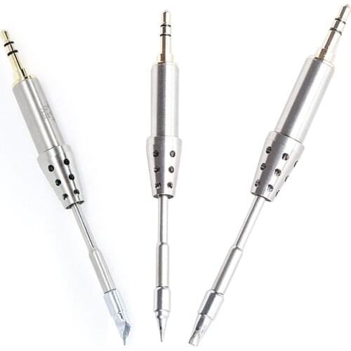 Original TS B02 D25 K4 TS80 Soldering Iron Tip Replacement Solder Bit Head Lead Free Cramic Heating Core Fast Heating Pluggable