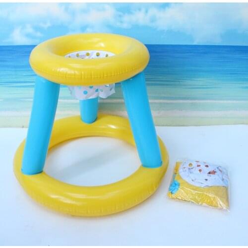 Inflatable Float Basketball Stand Outdoor Sporting Goods Swimming Pool Competitive Interactive Basket Toys pool accessories