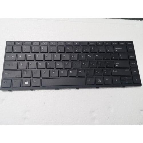 New Keyboard for HP ProBook 430 G5 440 G5 445 G5 US Black Frame No backlit