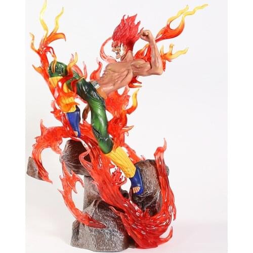Might Guy Battle Ver. PVC Figure Collectible Model Toy Figurals with Light Brinquedos Figurine