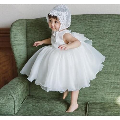 Girls Dresses For Party And Wedding Lace Princess 1st Birthday Party Dress For Girl Baby Baptism Christening Dress Ball Gown