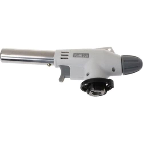 Portable Metal Flame Gun BBQ Heating Ignition Butane Camping Welding Gas Torch Drop Ship