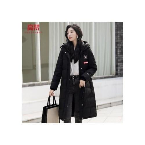 Youpin down jacket womens long duck down jacket in 2020, extremely cold, solid color, wild and cashmere padded warm jacket