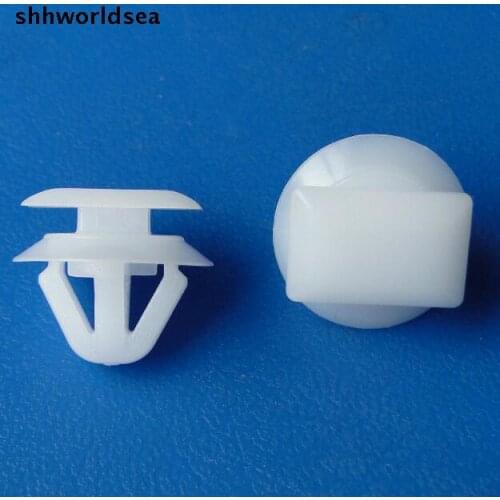 Shhworldsea auto plastic fastener Body side skirt side guard plate rubbing the card buckle for mazda E11451W24