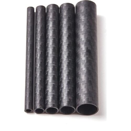 2PCS URUAV 3K 90mm Carbon Fiber Protection Tube for DIY Model Multirotor RC FPV Racing Drone Accessories Spare Parts