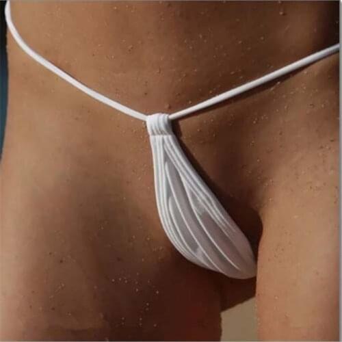 Women Sexy Teardrop Thongs G Strings cotton mesh Transparent Mini Micro Bikini Bottom tanga Panties sunbath bathing Lingerie