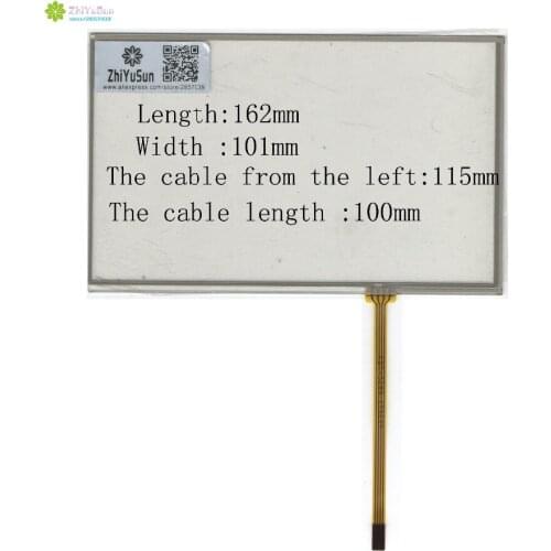 ZhiYuSun wholes KDT-3289 162mm*101mm 7inch 4 lins Touch Screen glass touchsensor 162*101touchglass digitizer GLASS Good
