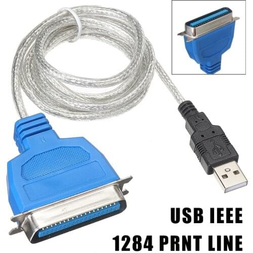 For Windows XP/7/8/10/Mac 1pc Durable USB to IEEE1284 Connection Cable 36-Pin Printer USB to Parallel Cables Mayitr