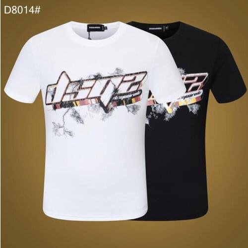 2020 FW Dsquared2 Box Logo-T-shirt-Shirt Women Fashion Men Cotton Casual Short Sleeve Round Neck T-shirt D8014