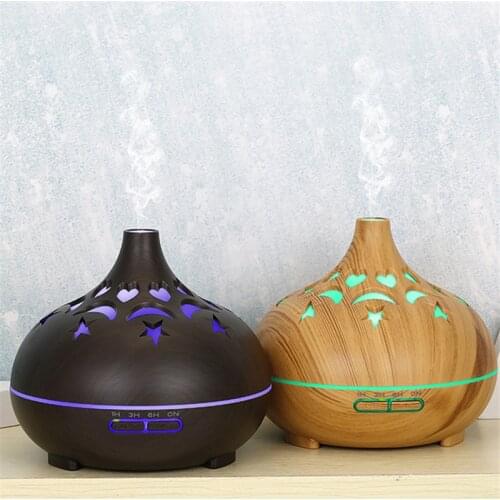 500ML Electric Air Humidifier Aroma Essential Oil Diffusers Ultrasound Aromatherapy Mist Maker LED Lights For Home Office