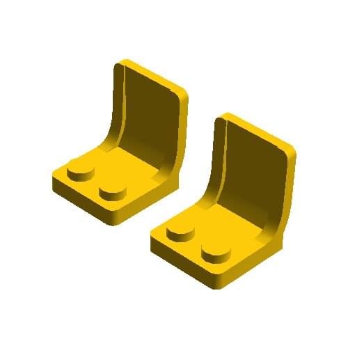 6PCS Seat Building Blocks Compatible Major Brand Kids Toys 4079 Early LearningMOC Education Gifts