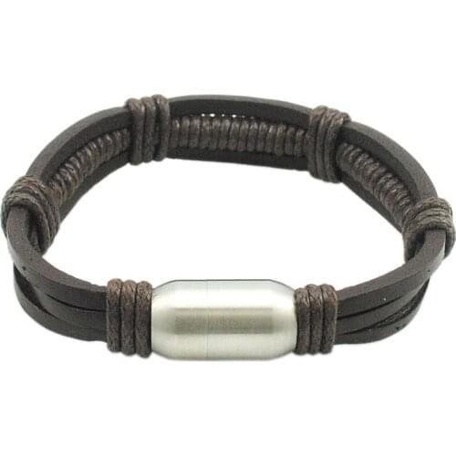 ATGO Men's Leather Bracelets