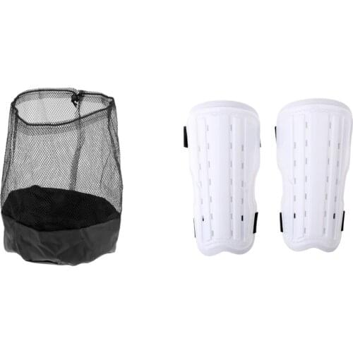 Disc Cones Field Markers Carry Mesh Tote Bag + Soccer Football Guard Pads