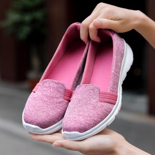 Womens Flat Loafers Comfortable Casual Walking Shoes Soft Soles Ladies Sneaker Slip-on Fitness Shoes Zapatillas Mujer