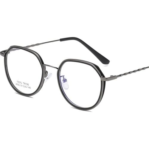 New Optical Ultralight Women Glasses Irregular TR90 Eyewear Men Prescription Eyeglasses Frames Fashion Myopia Spectacles Frames
