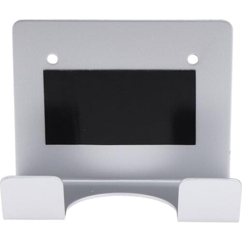 Hair Dryer Holder Wall Mounted with Plug Hook, For Dyson Hair Dryer Rack Organizer Compatible with Most Hair Dryers