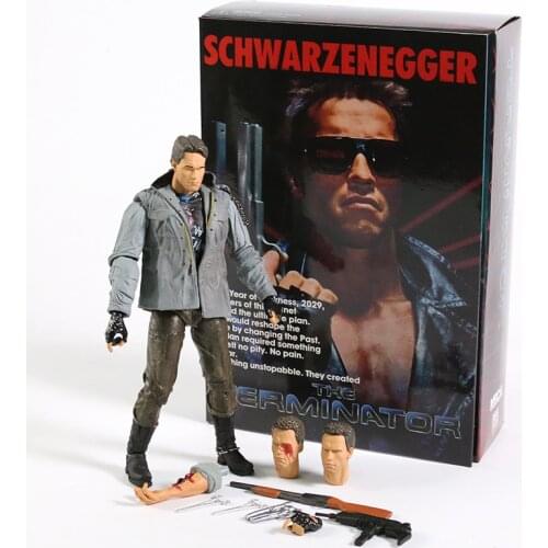 NECA Terminator Ultimate T-800 Tech Noir 7" Scale Action Figure Collection Toy