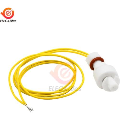 Normally Closed Low Pressure Float Switch ZP2508 PP Floating Ball Switch Liquid Water Level Sensor Horizontal Float Switch Down