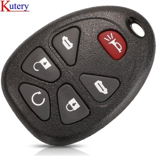 Kutery 6 Button Key Remote shell Replacement Case For Chevrolet Tahoe buick Cadillac Escalade GMC Yukon