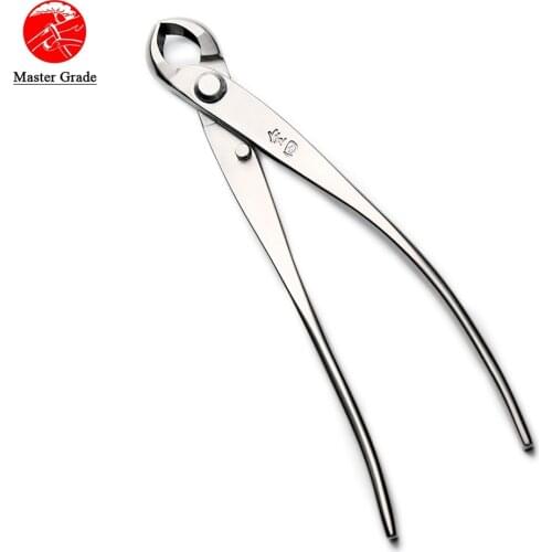 Master grade 180 mm knob cutter concave edge cutter 5Cr15MoV Alloy Steel bonsai tools made by TianBonsai company