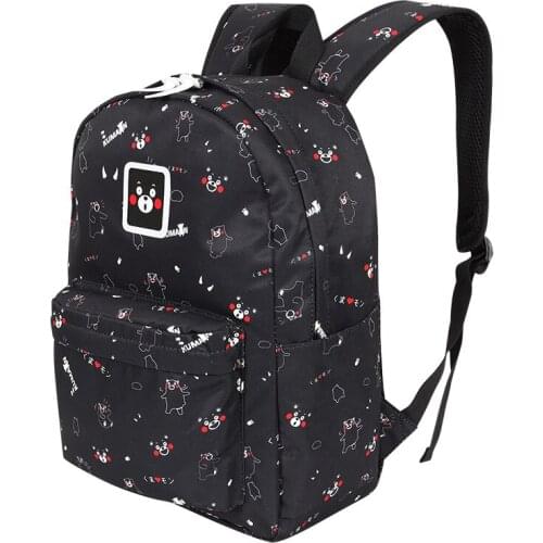 Kumamon Bear Style Intensive Anime Boys Girls Book Bag School Backpack Travel Mochila Rucksack Fashion Trend