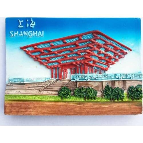 Shanghai World Expo China Pavilion three-dimensional landscape souvenirs magnetic stickers refrigerator stickers