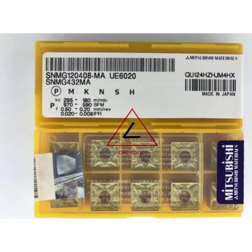 SNMG 120408 MA UE6020 10pcs original Mitsubishi turning insert DIAEDGE