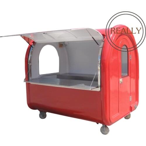 220*160*210cm hot dog food trailer australia bakery food kiosk outdoor mobile pizza food cart price