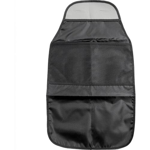 Car Seat Back Protector Black Storage Food Drink Bottles Anti Dirty Mat Car-styling Bag Holder Automobiles Seat Covers