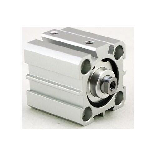 1)AIRTAC Type SDA25 Compact Cylinder Double Acting Stroke:5-30mm Bore size:25mm