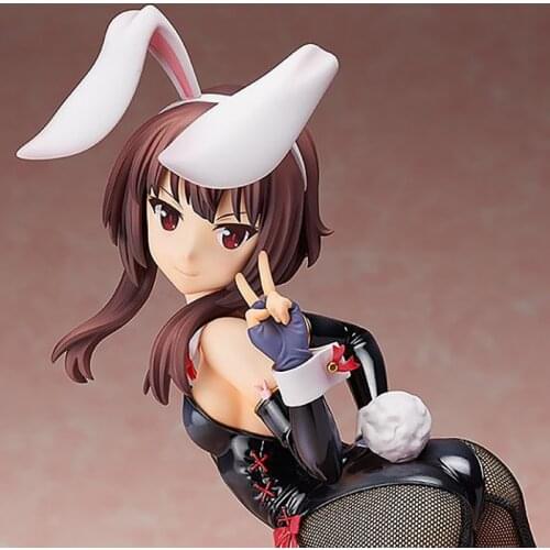 33cm Freeing KonoSuba Gods Blessing on this Wonderful World Megumin Bunny Ver. PVC Action Figure Anime Toys Model Dolls