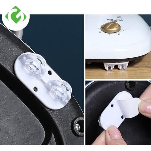 4pcs Adhesive Pulley Storage Box Pulley Trash Can Self-adhesive Pulley Home No Noise No Scratches Box Wheels GUANYAO