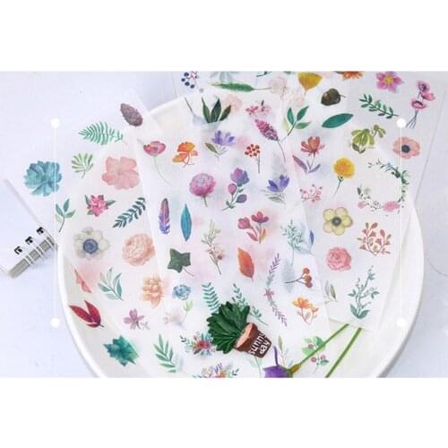6Pcs Flower Leaves Resin Sticker Epoxy Resin Mold Frame Fillers Material Jewelry X7YC