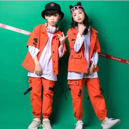 Boys Loose Ballroom Jazz Hip Hop Dancing Costumes Kid Adult Modern Party Show Clothing Jacket Pants Dancing Wear set Outfits