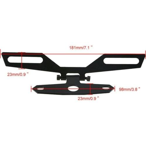 Motorcycle License Number Plate Bracket Motorbike Fender Eliminator Holder Mount Tidy Tail Frames Taillight Rack